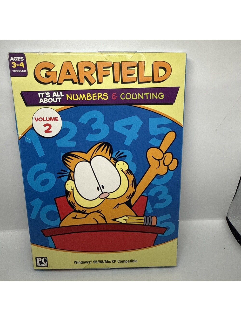 Garfield It's All About Numbers & Counting Volume 2 PC CD-ROM Toddler Vintage